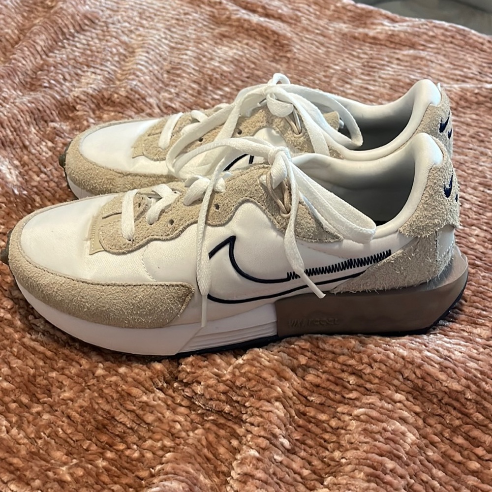 Nike Fontanka Waffle ‘Sanddrift white’, size women’s 8, excellent used condition